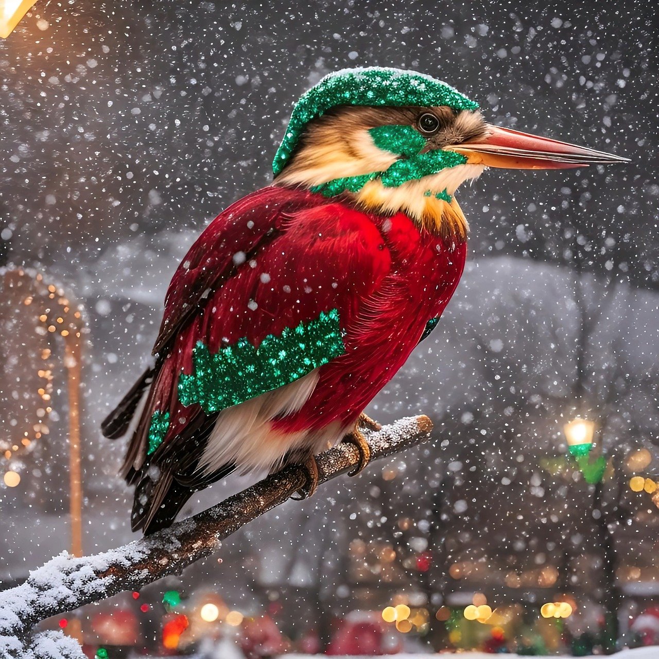 ai generated, bird, snow-8449444.jpg