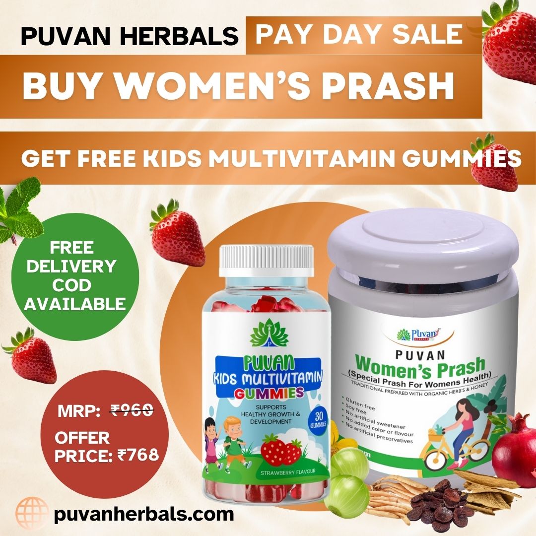 Puvan Womens Prash-500Grams-Free kids multivatmin gummies