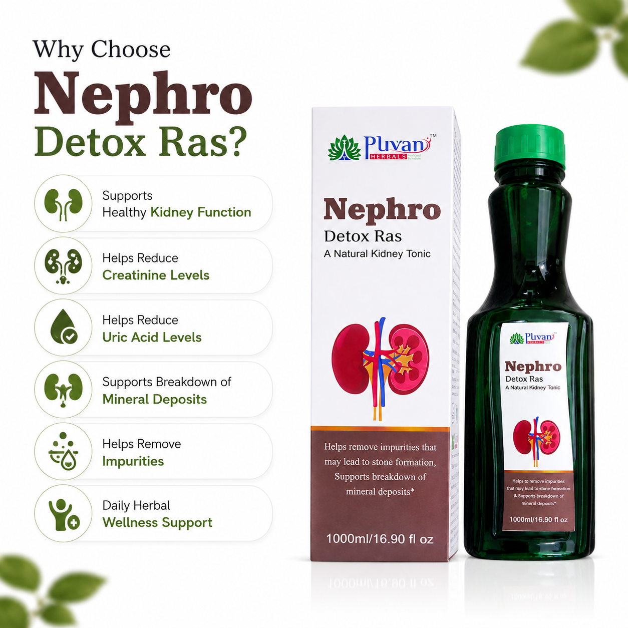 Nephro detox ras for kidney health 1000ml-Buy 1 Get 1 - Image 5