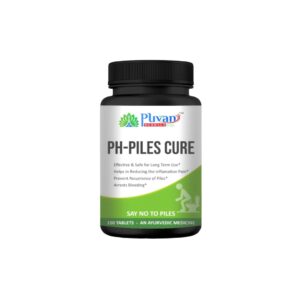 Puvan Herbals PH Piles Cure Piles tablet bottle for hemorrhoids relief